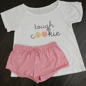 Forever 21 "Tough Cookie" PJ set